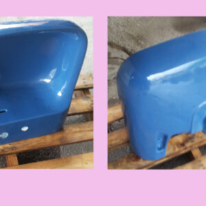 Lavabo marca Ideal Standard modello Conca color blu fondale , tre fori