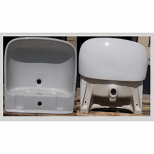 Lavabo marca Pozzi Ginori modello Square colore bianco
